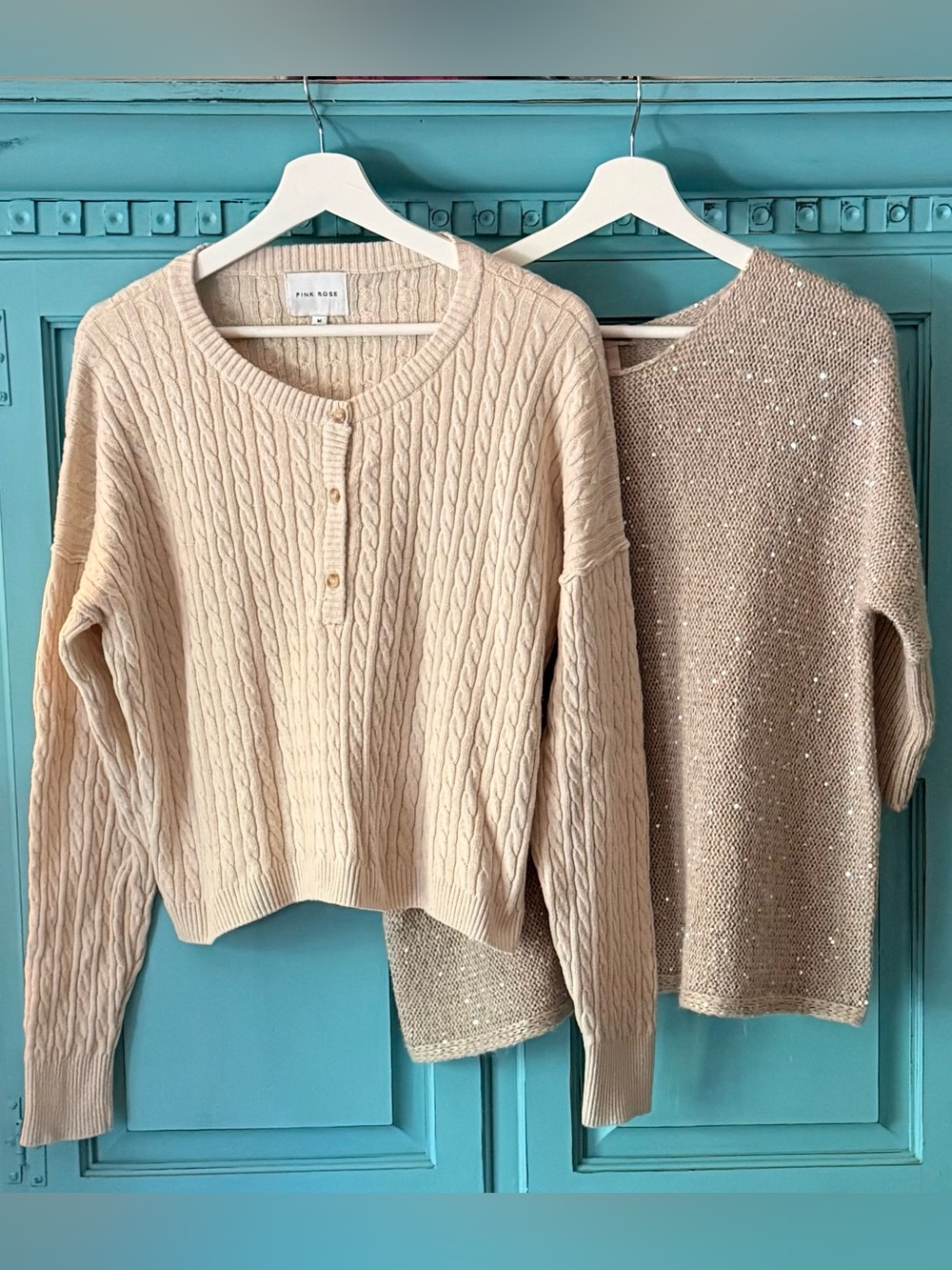 Two Women's Crewneck Sweaters